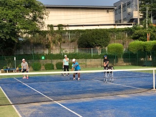 早朝テニス教室1