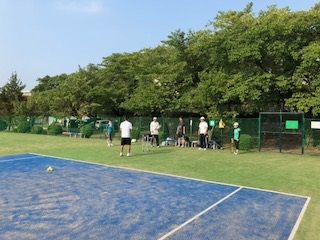 早朝テニス教室2