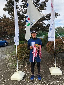 女子シングルス準優勝