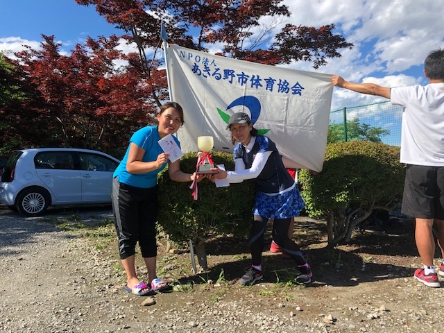 女子ダブルス優勝