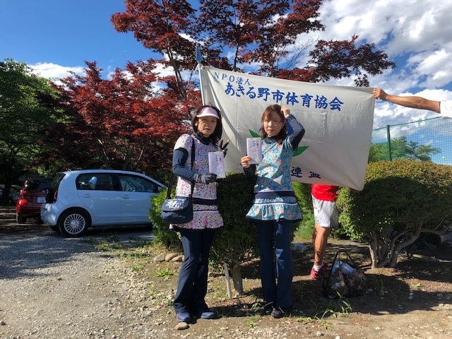 女子ダブルス準優勝